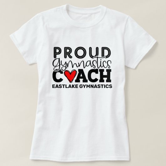 Gymnastiekcoach T-Shirt (Design voorkant)