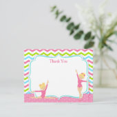 Gymnastiekdag Dank je wel Bedankkaart (Staand voorkant)