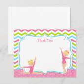 Gymnastiekdag Dank je wel Bedankkaart (Voorkant / Achterkant)