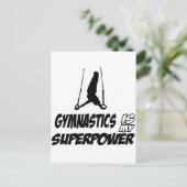 Gymnastiekdesign Briefkaart (Staand voorkant)