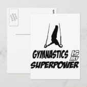 Gymnastiekdesign Briefkaart (Voorkant / Achterkant)