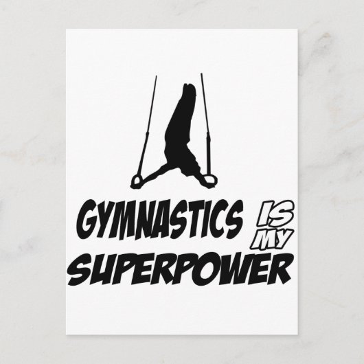 Gymnastiekdesign Briefkaart (Voorkant)