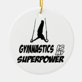 Gymnastiekdesign Keramisch Ornament (Voorkant)