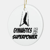 Gymnastiekdesign Keramisch Ornament (Links)
