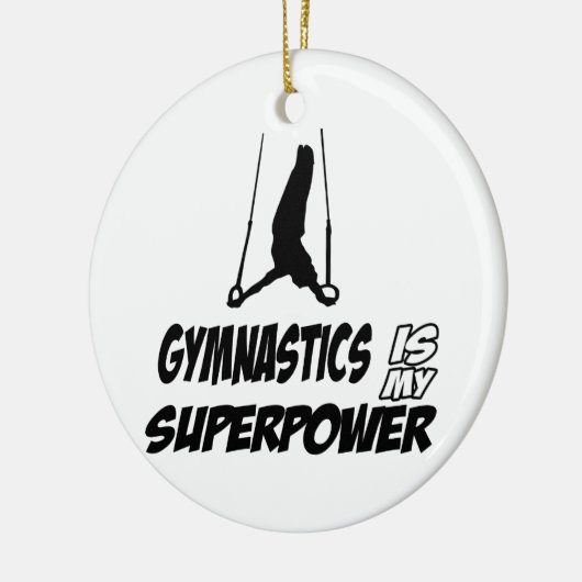 Gymnastiekdesign Keramisch Ornament (Links)