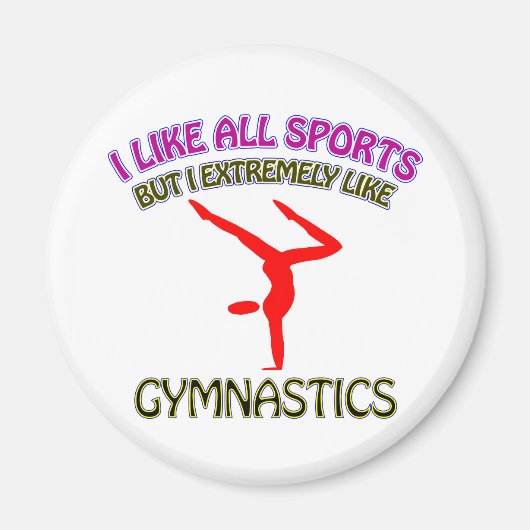 Gymnastiekdesign Magneet (Voorkant)