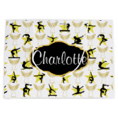 GYMNASTIEKENGEL GEPERSONALISEERDE KERSTCADEAUZAK LARGE CADEAUTASJE (Voorkant)