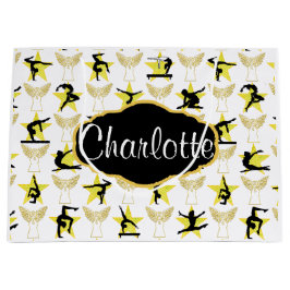 GYMNASTIEKENGEL GEPERSONALISEERDE KERSTCADEAUZAK LARGE CADEAUTASJE