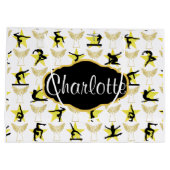 GYMNASTIEKENGEL GEPERSONALISEERDE KERSTCADEAUZAK LARGE CADEAUTASJE (Achterkant)