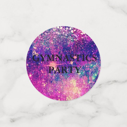 GYMNASTIEKFEEST CONFETTI (Kleine voorkant)