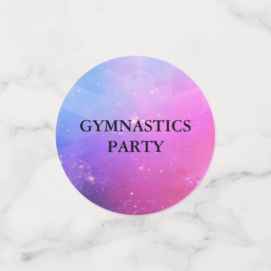 GYMNASTIEKFEEST CONFETTI (60 stuks per pak) (Kleine voorkant)