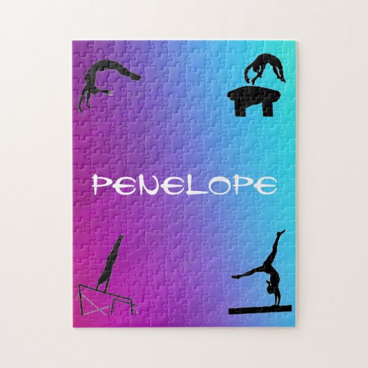 Gymnastiekgebeurtenissen Koelgradiënt Puzzle Legpuzzel (Verticaal)