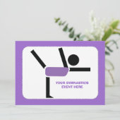 Gymnastiekgiften, aangepast voor turnscans kaart (Staand voorkant)