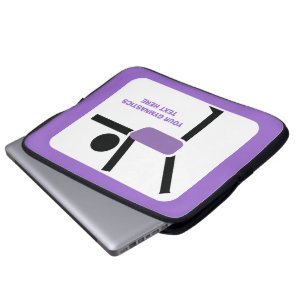 Gymnastiekgiften, aangepast voor turnscans laptop sleeve