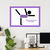 Gymnastiekgiften, aangepast voor turnscans poster (Thuiskantoor)