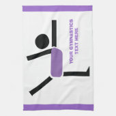 Gymnastiekgiften, aangepast voor turnscans theedoek (Verticaal)