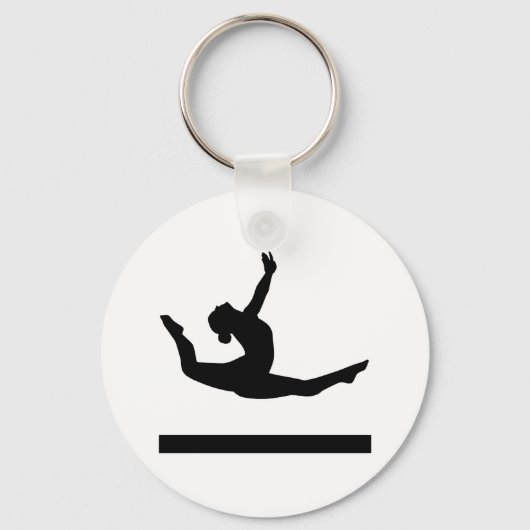 Gymnastiekgymnast Sleutelhanger (Voorkant)