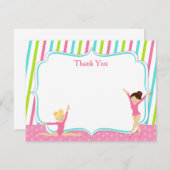 Gymnastiekkaarten Bedankkaart (Voorkant / Achterkant)