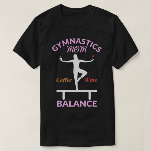 Gymnastiekkamers hebben evenwicht 1 t-shirt (Design voorkant)