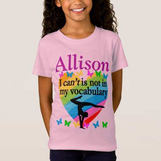 GYMNASTIEKKAMPIOEN GEPERSONALISEERD T-SHIRT (Voorkant)