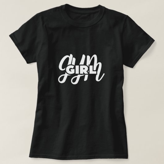 gymnastiekmeisje t-shirt (Design voorkant)