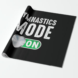 Gymnastiekmodus op gazolgymnast atlete cola cadeaupapier