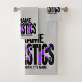 GymnastiekNAAM Acrobat Team Handspring Gymnast Bad Handdoek (Insitu)