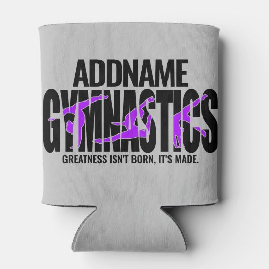 GymnastiekNAAM Acrobat Team Handspring Gymnast Blikjeskoeler (Achterkant)