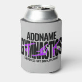 GymnastiekNAAM Acrobat Team Handspring Gymnast Blikjeskoeler (Blikje Achterkant)