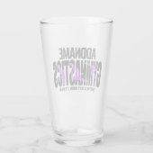 GymnastiekNAAM Acrobat Team Handspring Gymnast Glas (Achterkant)