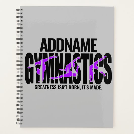 GymnastiekNAAM Acrobat Team Handspring Gymnast Planner (Voorkant)