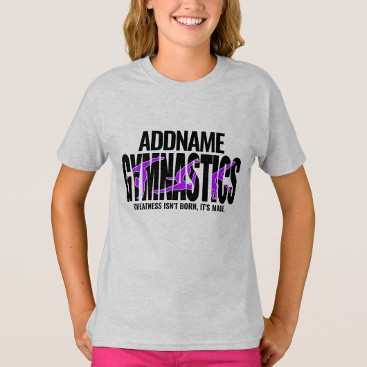 GymnastiekNAAM Acrobat Team Handspring Gymnast T-shirt (Voorkant)