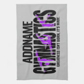 GymnastiekNAAM Acrobat Team Handspring Gymnast Theedoek (Verticaal)