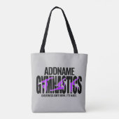 GymnastiekNAAM Acrobat Team Handspring Gymnast Tote Bag (Achterkant)