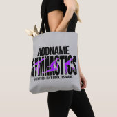 GymnastiekNAAM Acrobat Team Handspring Gymnast Tote Bag (Dichtbij)