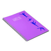 Gymnastieknotebook voor gepersonaliseerde meisjes notitieboek (Rechterzijde)
