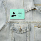 Gymnastiekontwerpnaamtag Naamplaatje (In situ)