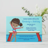 Gymnastiekpartij Afrikaanse Amerikaanse meisjes Kaart (Staand voorkant)