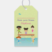 Gymnastiekpartij Cadeaulabel (Achterkant)