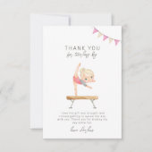 Gymnastiekpartij Dank u kaart (Voorkant)