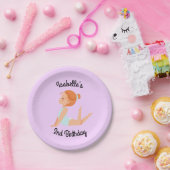 Gymnastiekpartij Gepersonaliseerde Borden Papieren Bordje (Feest)