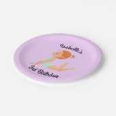 Gymnastiekpartij Gepersonaliseerde Borden Papieren Bordje (Gekanteld)