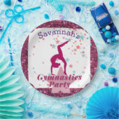 Gymnastiekpartij Glitter & Stars Papieren Bordje (Feest)