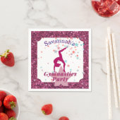 Gymnastiekpartij Glitter & Stars Servet (Insitu)