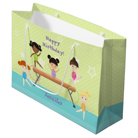 Gymnastiekpartij Groot Cadeauzakje (Voorkant Gekanteld)