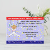 Gymnastiekpartij Kaart (Staand voorkant)