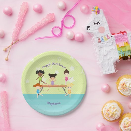 Gymnastiekpartij Papieren Bordje (Feest)