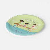 Gymnastiekpartij Papieren Bordje (Gekanteld)
