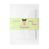 Gymnastiekpartij Uitnodigingen Wikkel (Voorkant Voorbeeld)