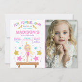 Gymnastiekpartij Unicorn Gymnastiek Kaart (Voorkant)